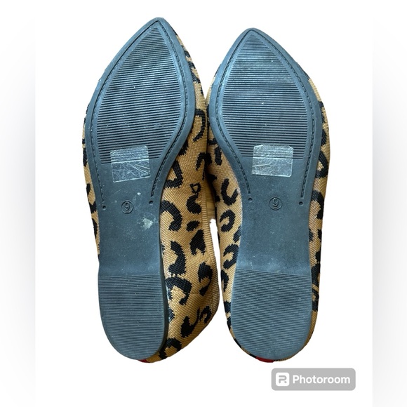Sierra leopard print ballet flats size 9 -  9.5 - Picture 2 of 2